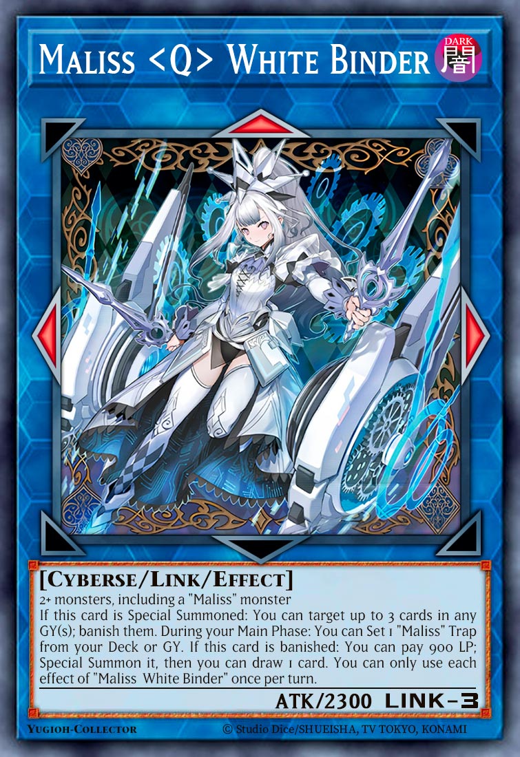 Maliss <Q> White Binder