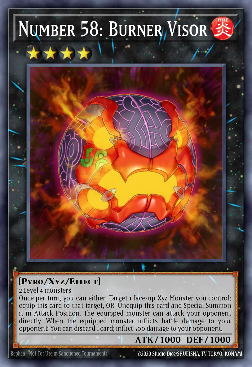 Number 58: Burner Visor