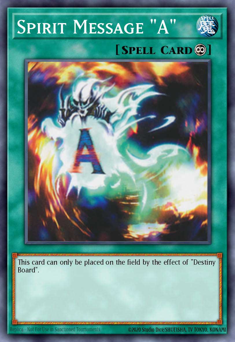 Spirit Message "A"