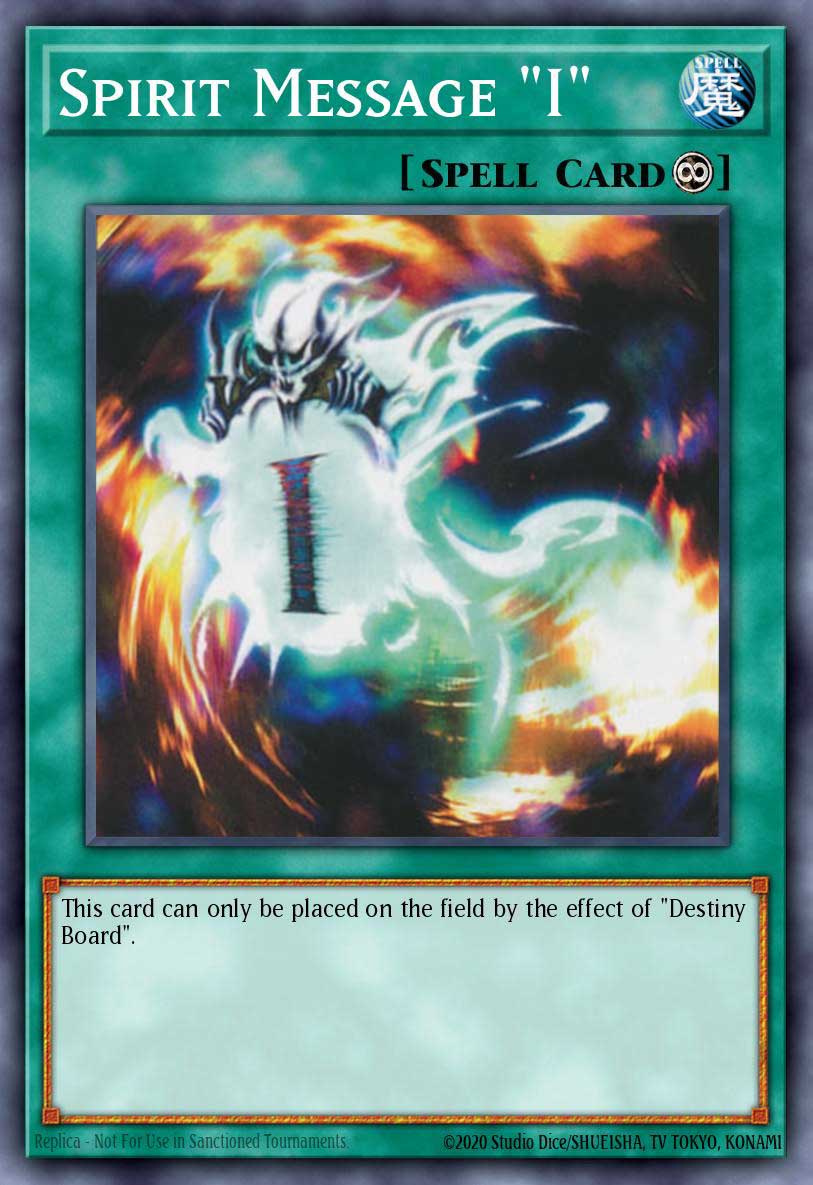 Spirit Message "I"