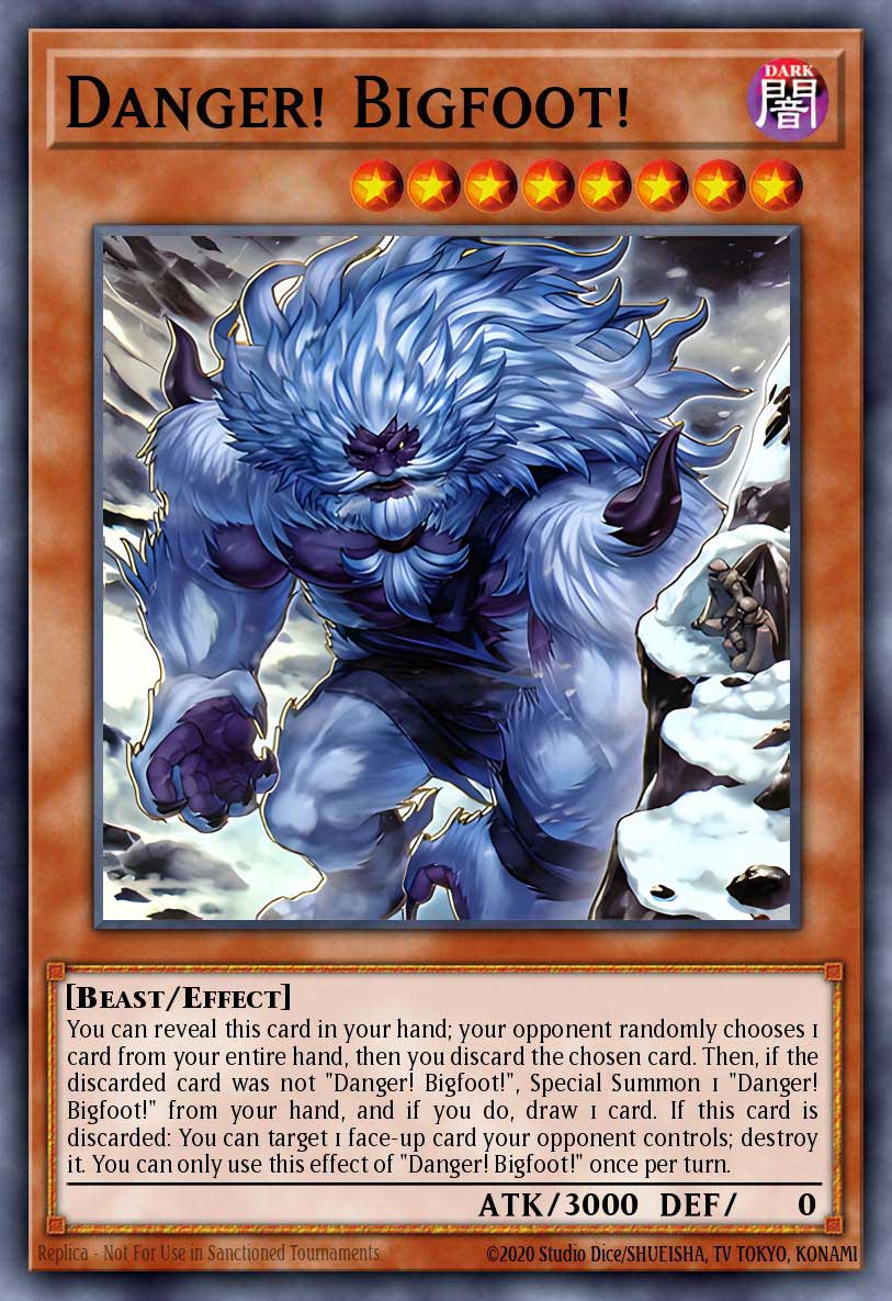 Danger! Bigfoot!