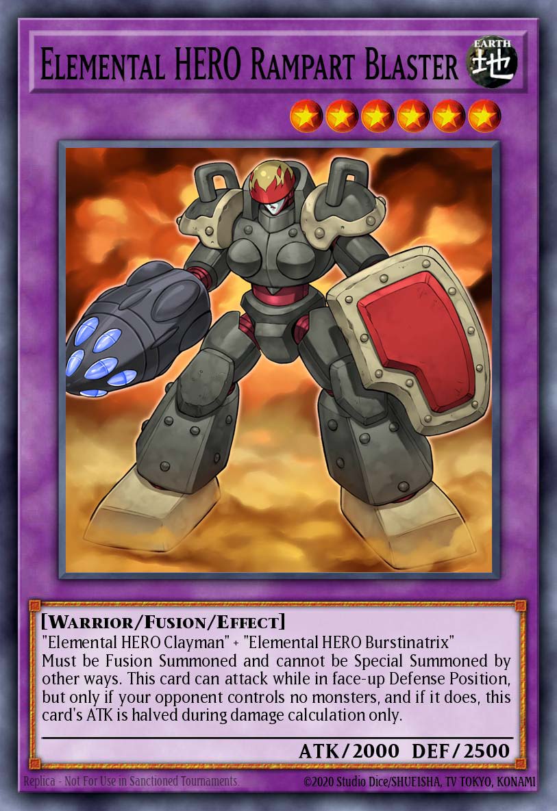Elemental HERO Rampart Blaster
