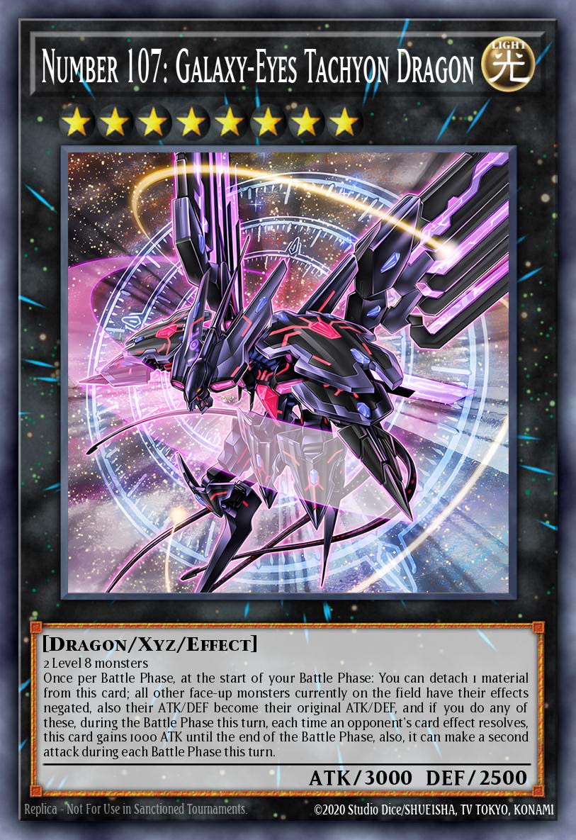 Number 107: Galaxy-Eyes Tachyon Dragon