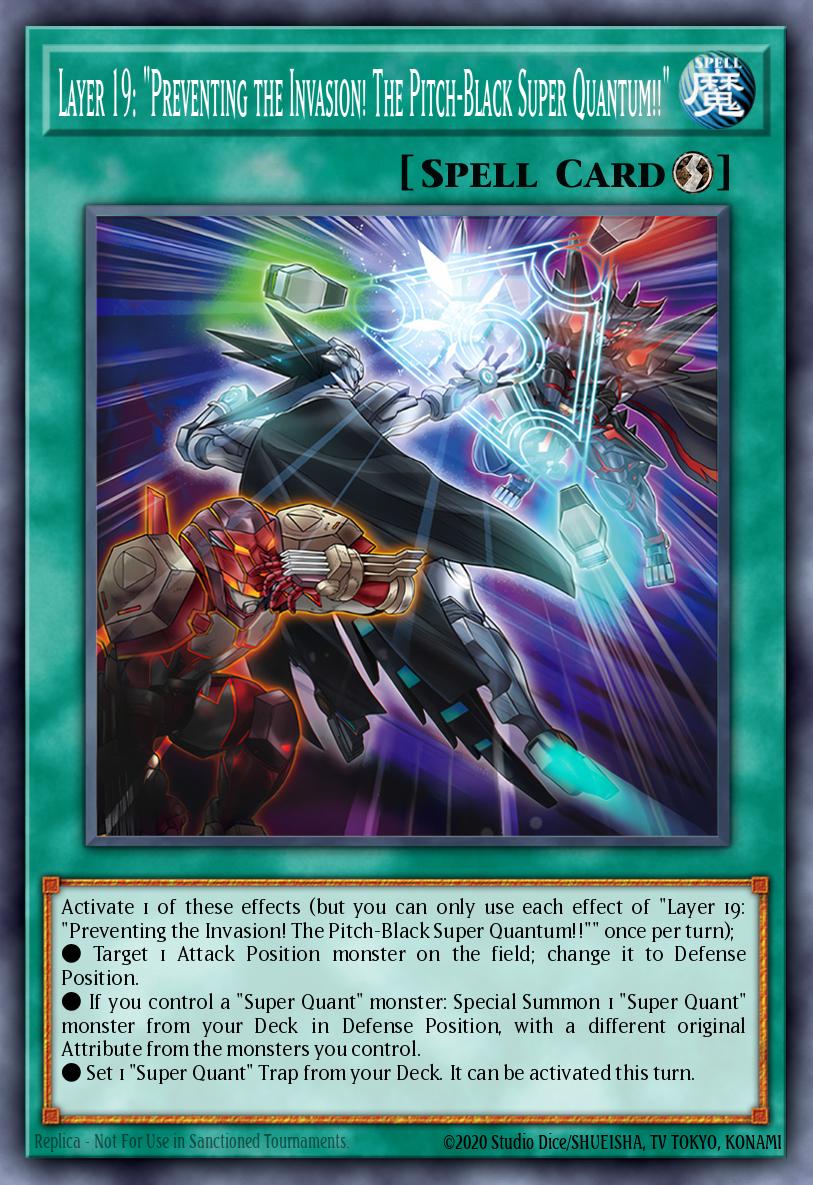 Layer 19 "Sudden Incursion! Super Quantum Black!!"