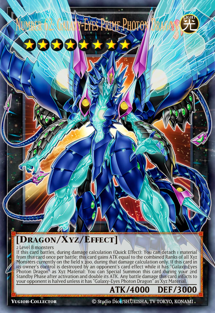 Number 62: Galaxy-Eyes Prime Photon Dragon