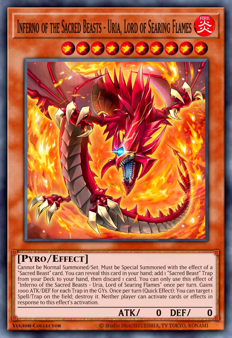 Inferno of the Sacred Beasts - Uria, Lord of Searing Flames