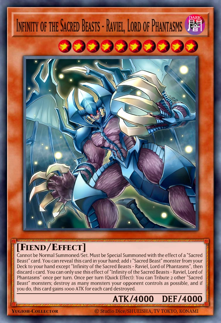 Infinity of the Sacred Beasts - Raviel, Lord of Phantasms