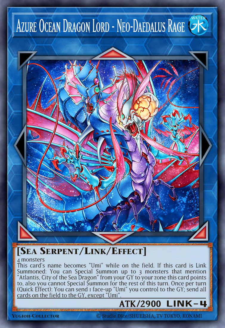 Azure Ocean Dragon Lord - Neo-Daedalus Rage