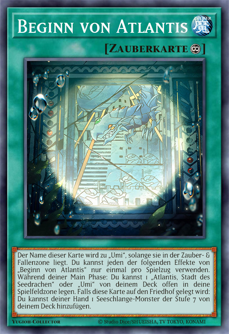 Beginn von Atlantis