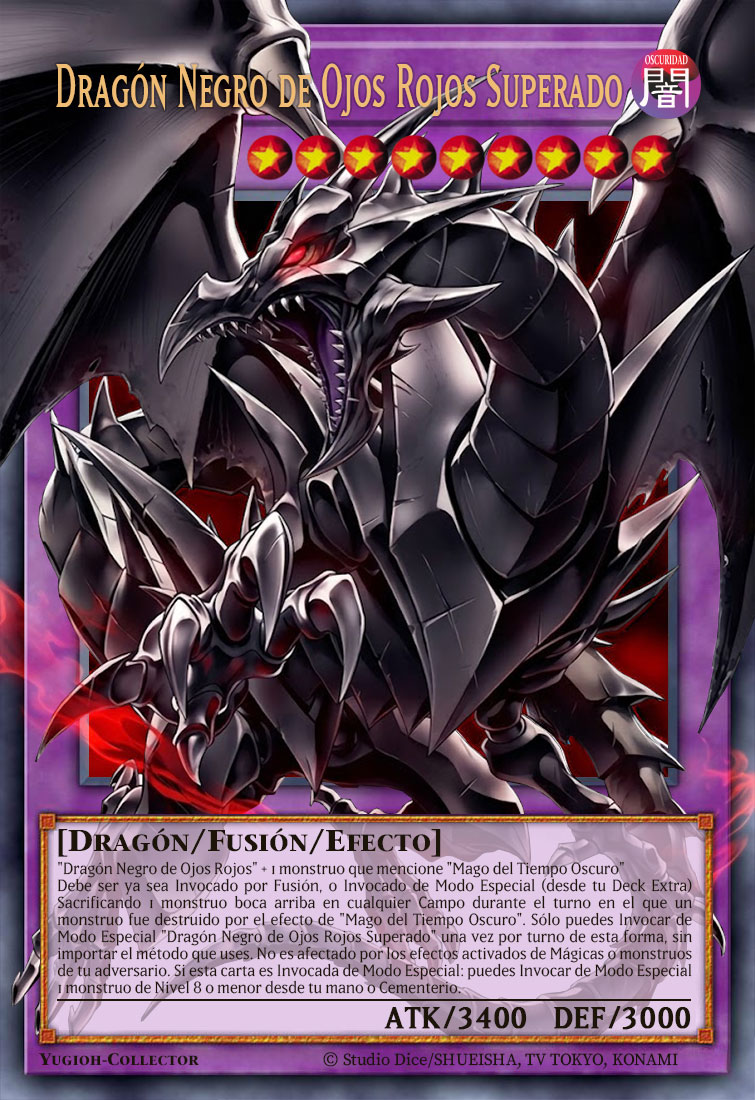 Dragón Negro de Ojos Rojos Superado