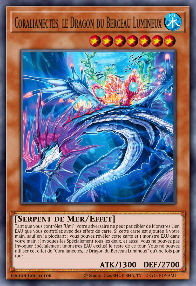 Coralianectes, le Dragon du Berceau Lumineux