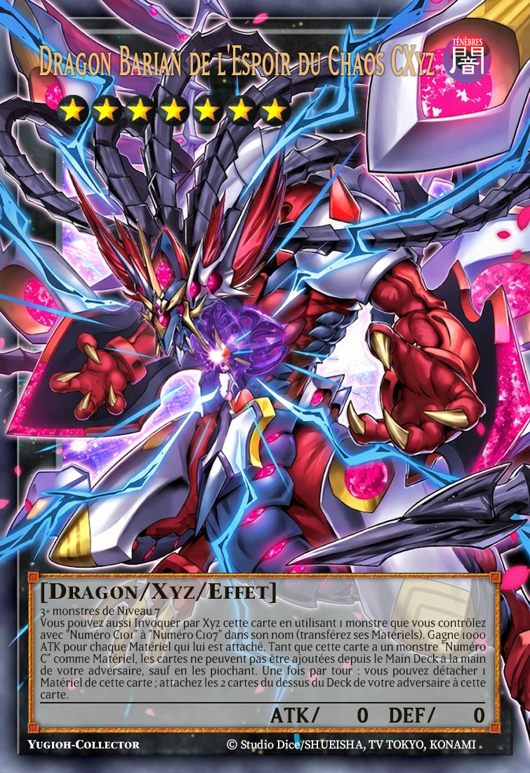 Dragon Barian de l'Espoir du Chaos CXyz