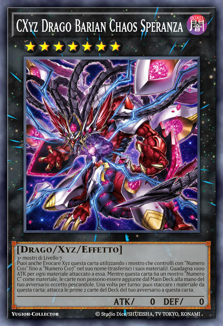 CXyz Drago Barian Chaos Speranza
